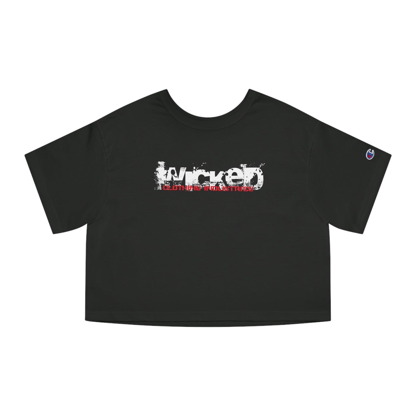 Wicked Cracked Cropped T-Shirt