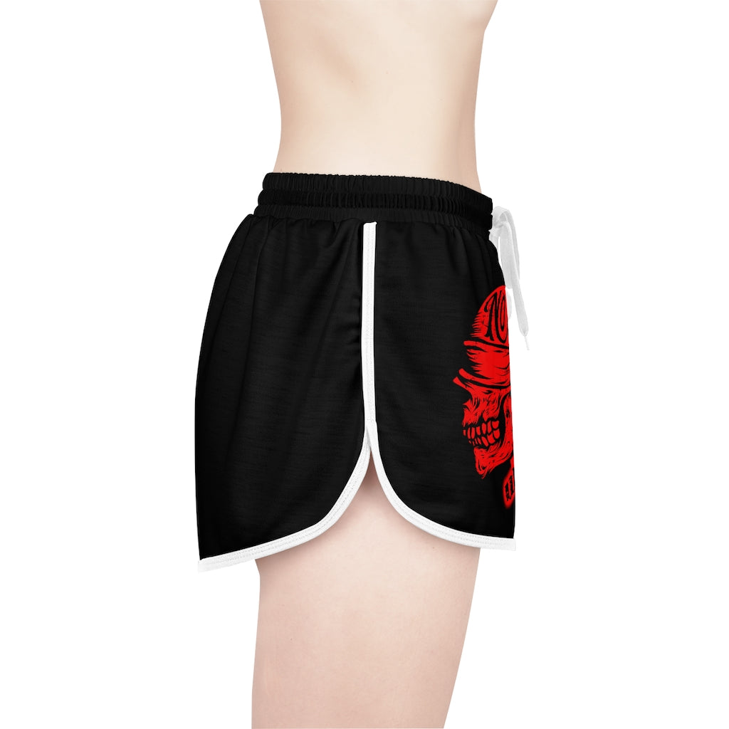 See No Evil/ Relaxed fit Shorts/ Black/Red