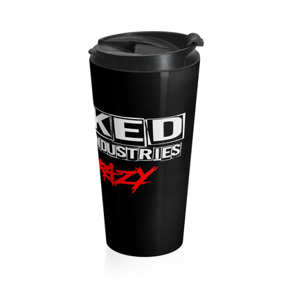 Stainless Steel Travel Mug GOING CRAZY