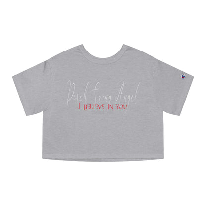 Porch Swing Angel E.L. Cropped T-Shirt