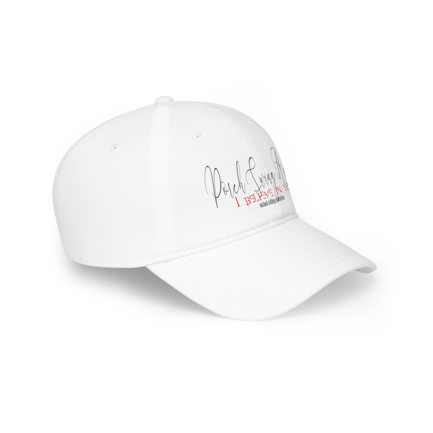 Porch Swing Angel Low Profile Baseball Hat