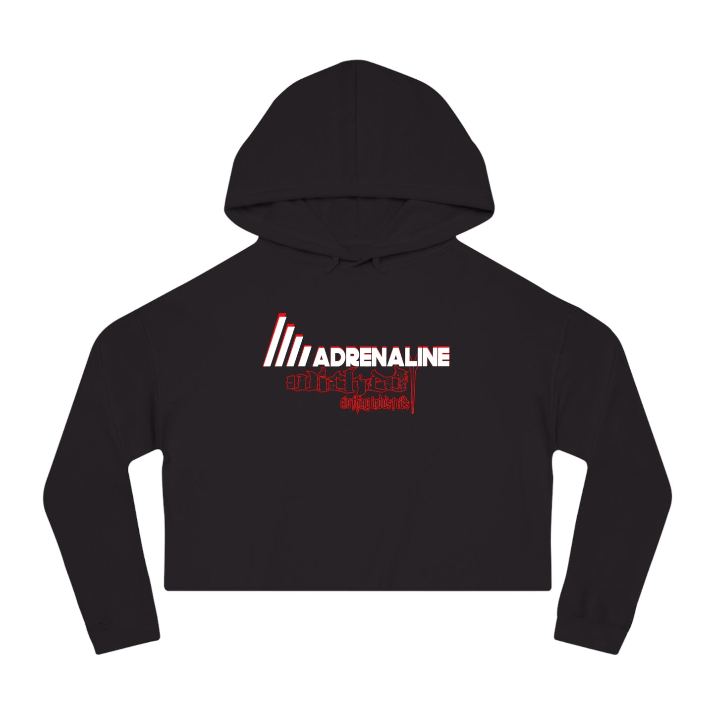 Adrenaline 1/ Cropped Hoodie