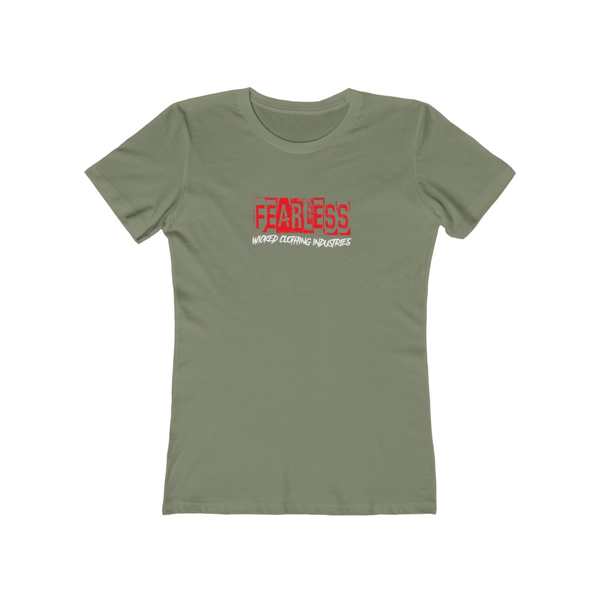 Women's The Boyfriend Tee (FEARLESS RED)