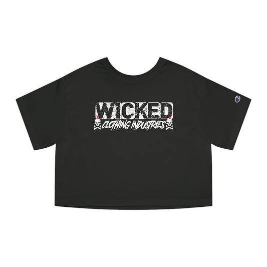 Wicked Punk Rock 2  Cropped T-Shirt