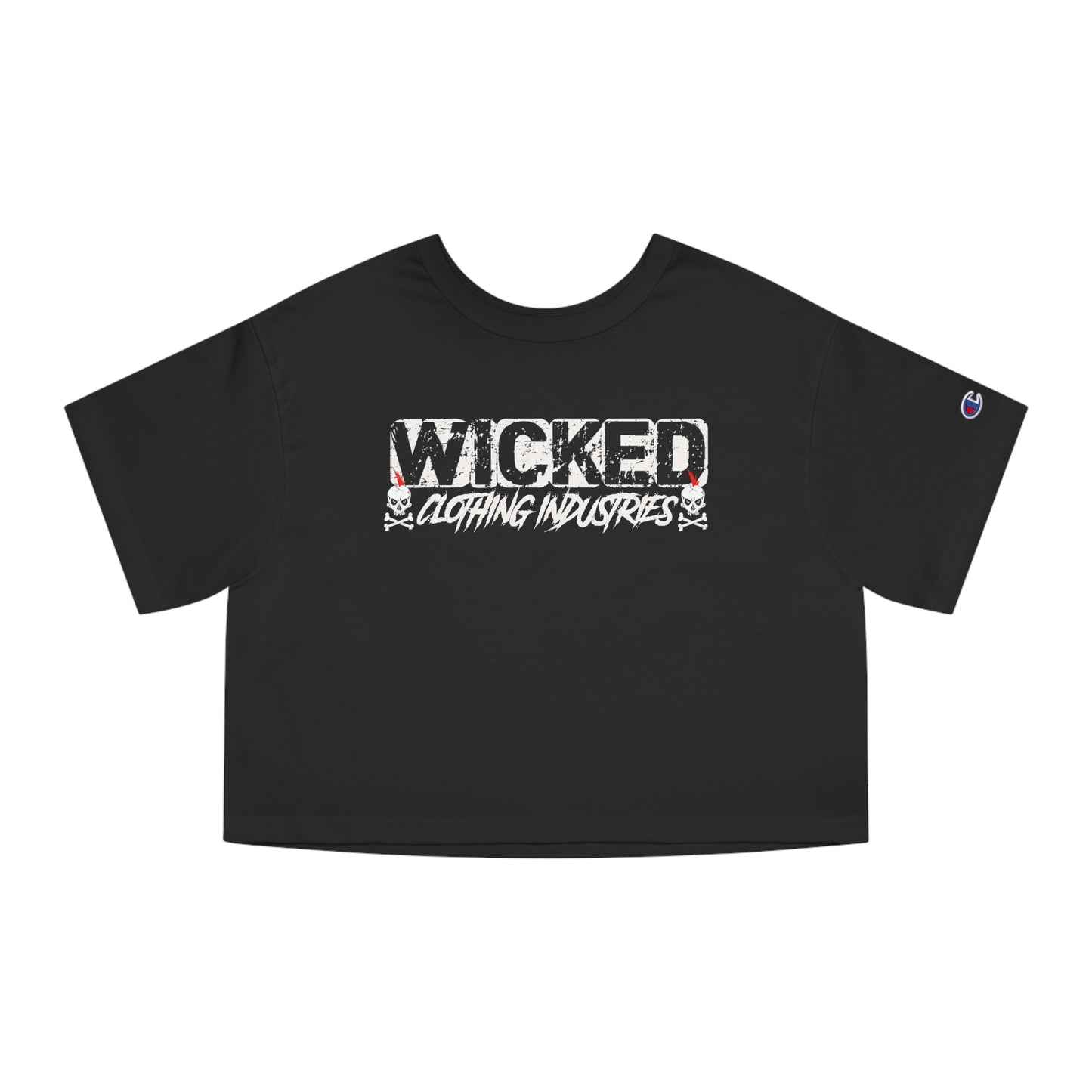Wicked Punk Rock 2  Cropped T-Shirt