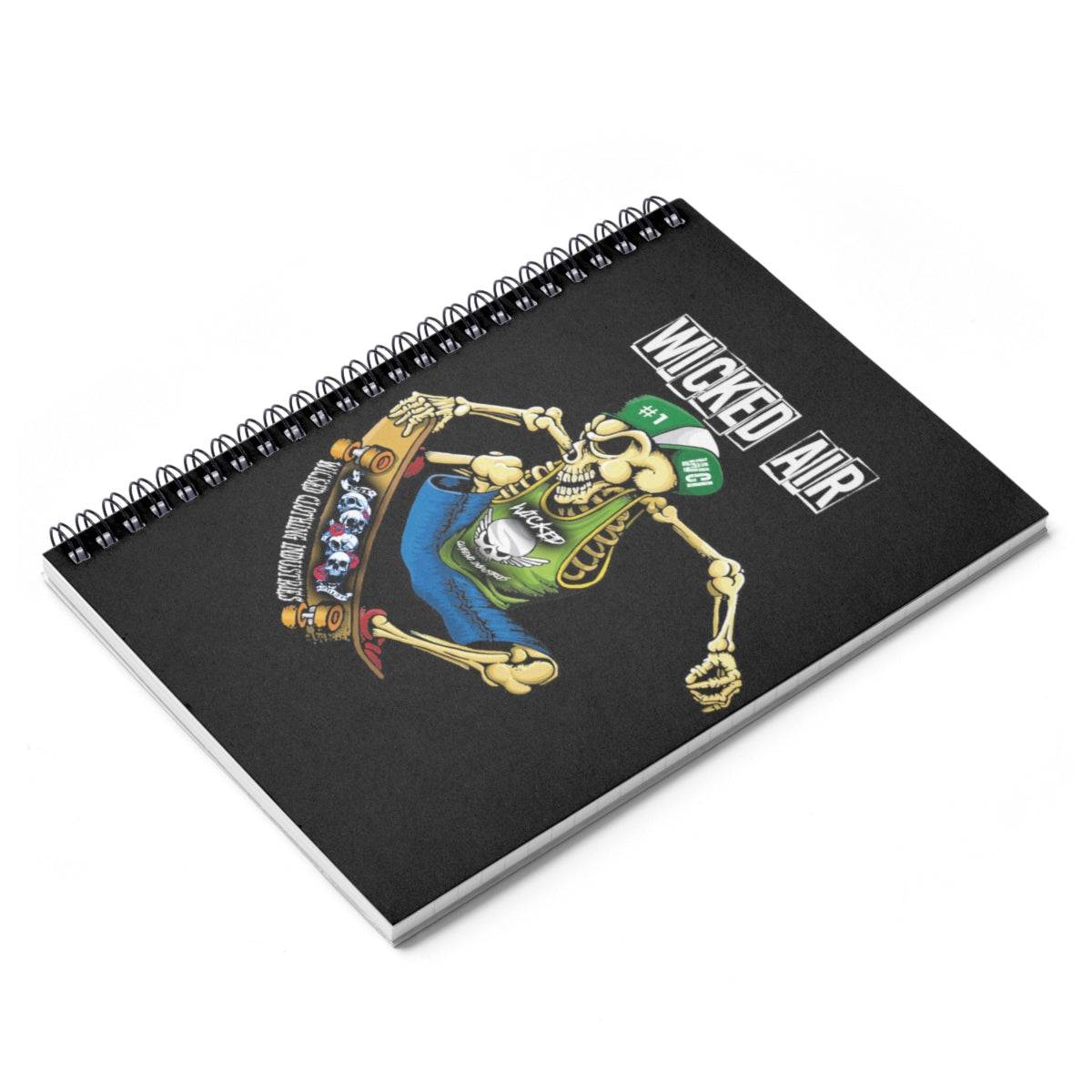 Spiral Notebook - Ruled Line WICKED AIR
