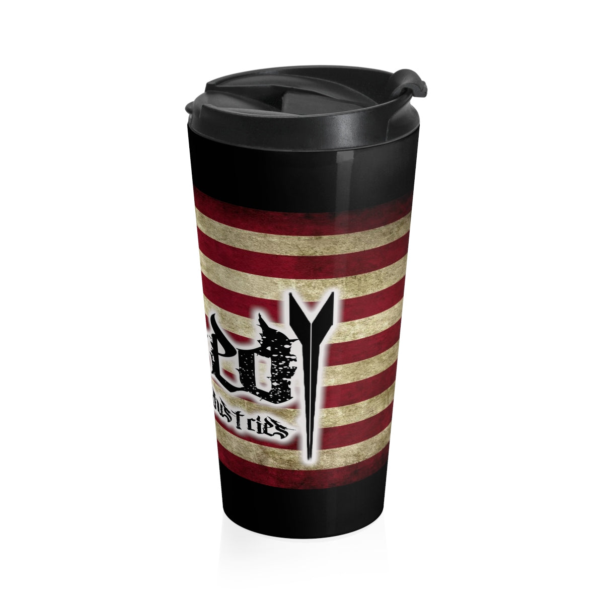 Old School /Flag/Stainless Steel Travel Mug