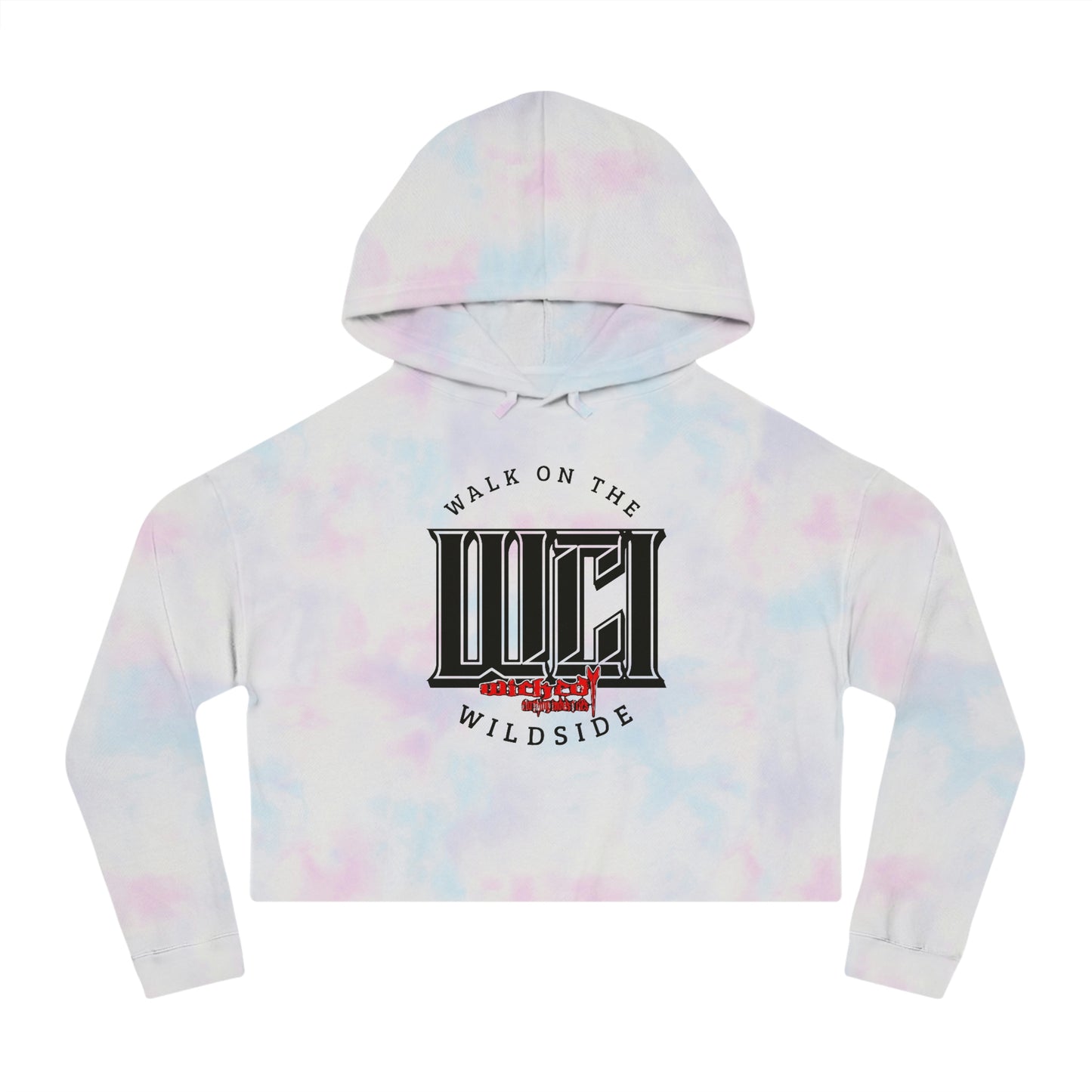 Walk On The Wildside/ Cropped Hooded Sweatshirt