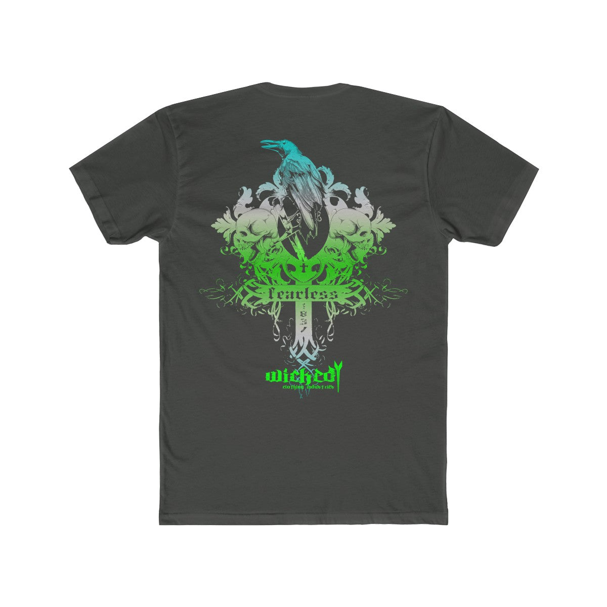 1837 Fearless 3/Green/Gray/Light Blue/T-Shirt