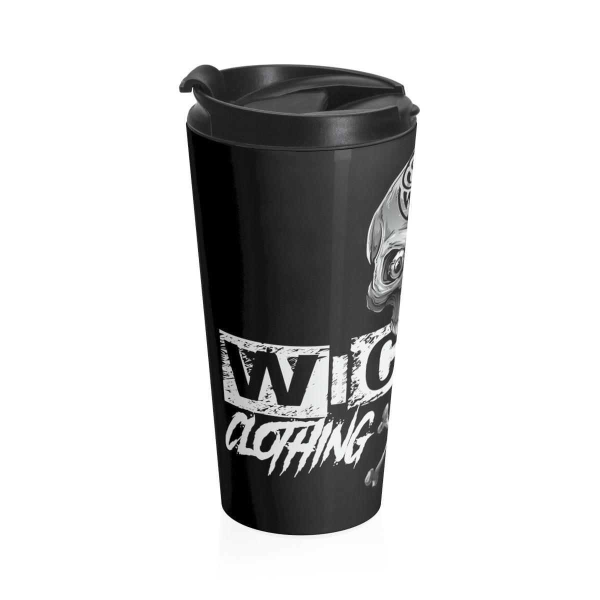 Stay Wild 4/ Black N White/ Stainless Steel Travel Mug
