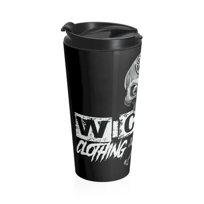 Stay Wild 4/ Black N White/ Stainless Steel Travel Mug