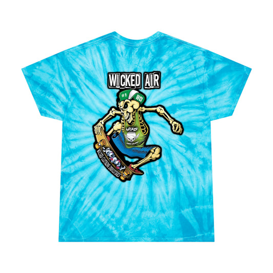 Bones / Skateboard Sal on Back / Tie-Dye Tee, Cyclone