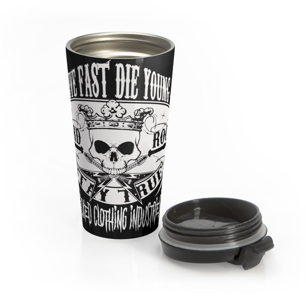 Hard Rock / Stay True /Stainless Steel Travel Mug