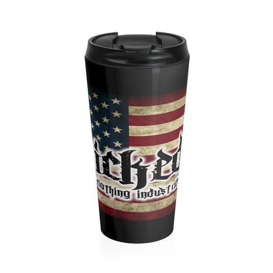 Old School /Flag/Stainless Steel Travel Mug