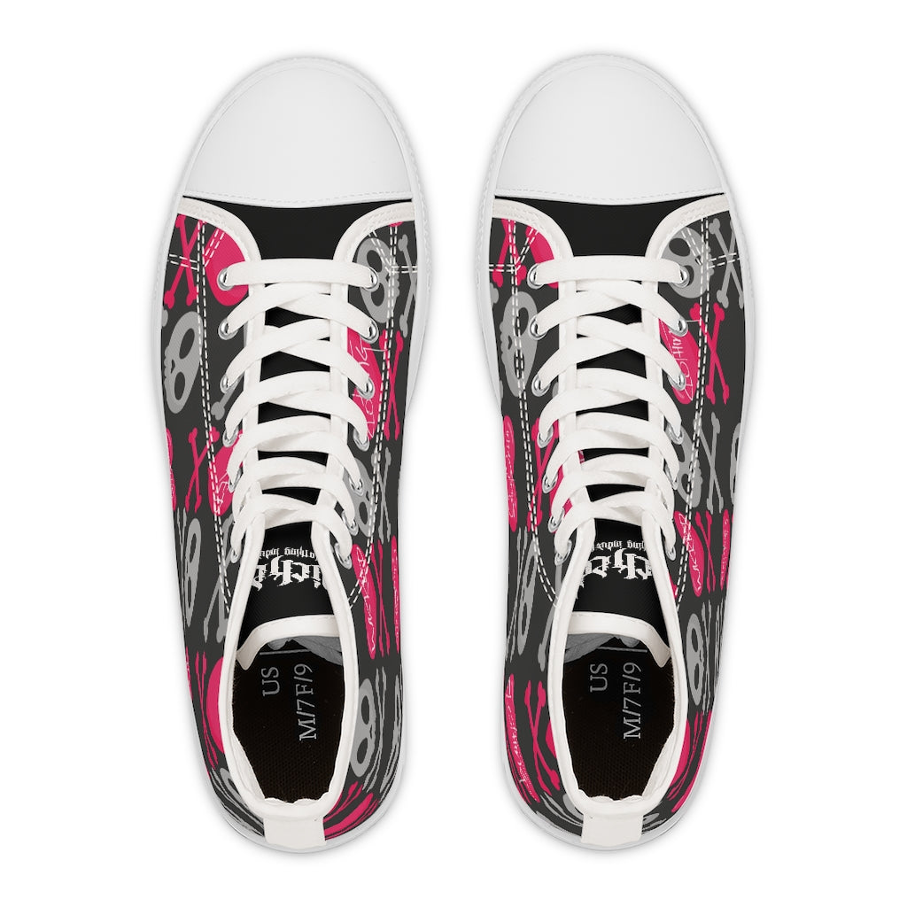 Love /skulls High Top Sneakers