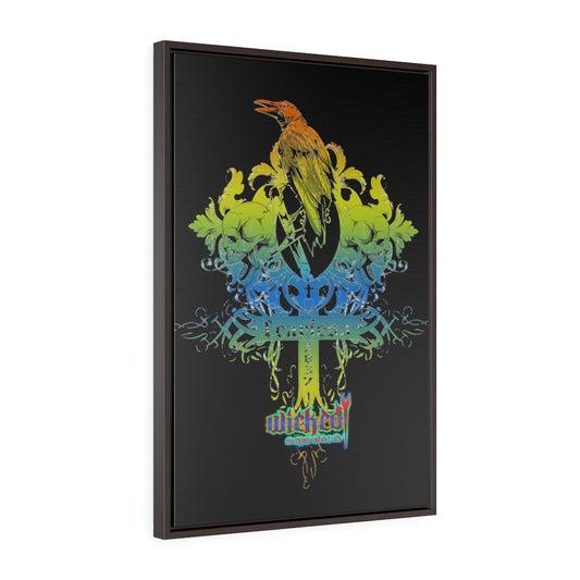 Fearless 2 /Vertical Framed  Wrap Canvas