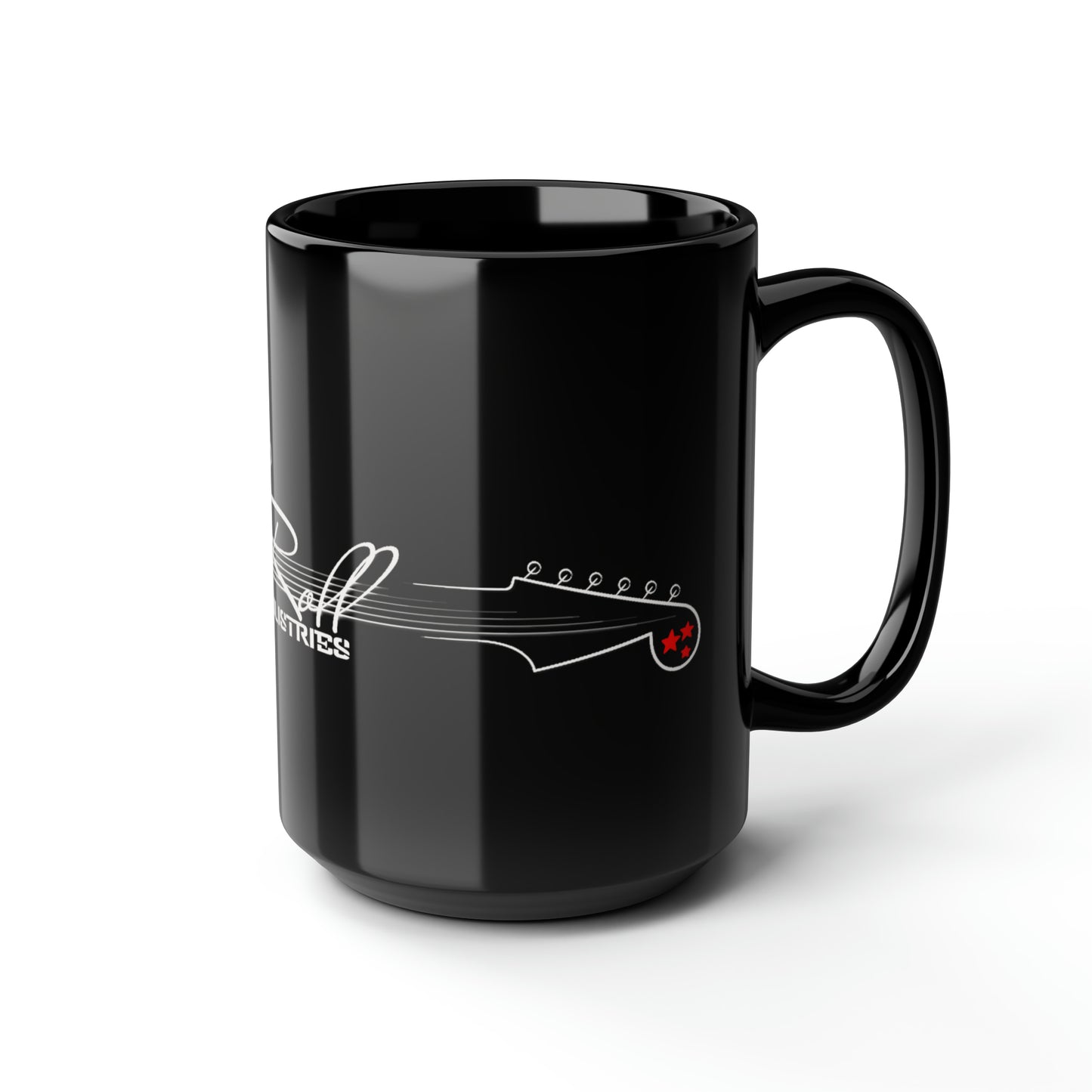 Rock N Roll /Black Mug, 15oz