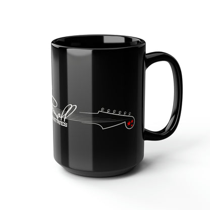 Rock N Roll /Black Mug, 15oz