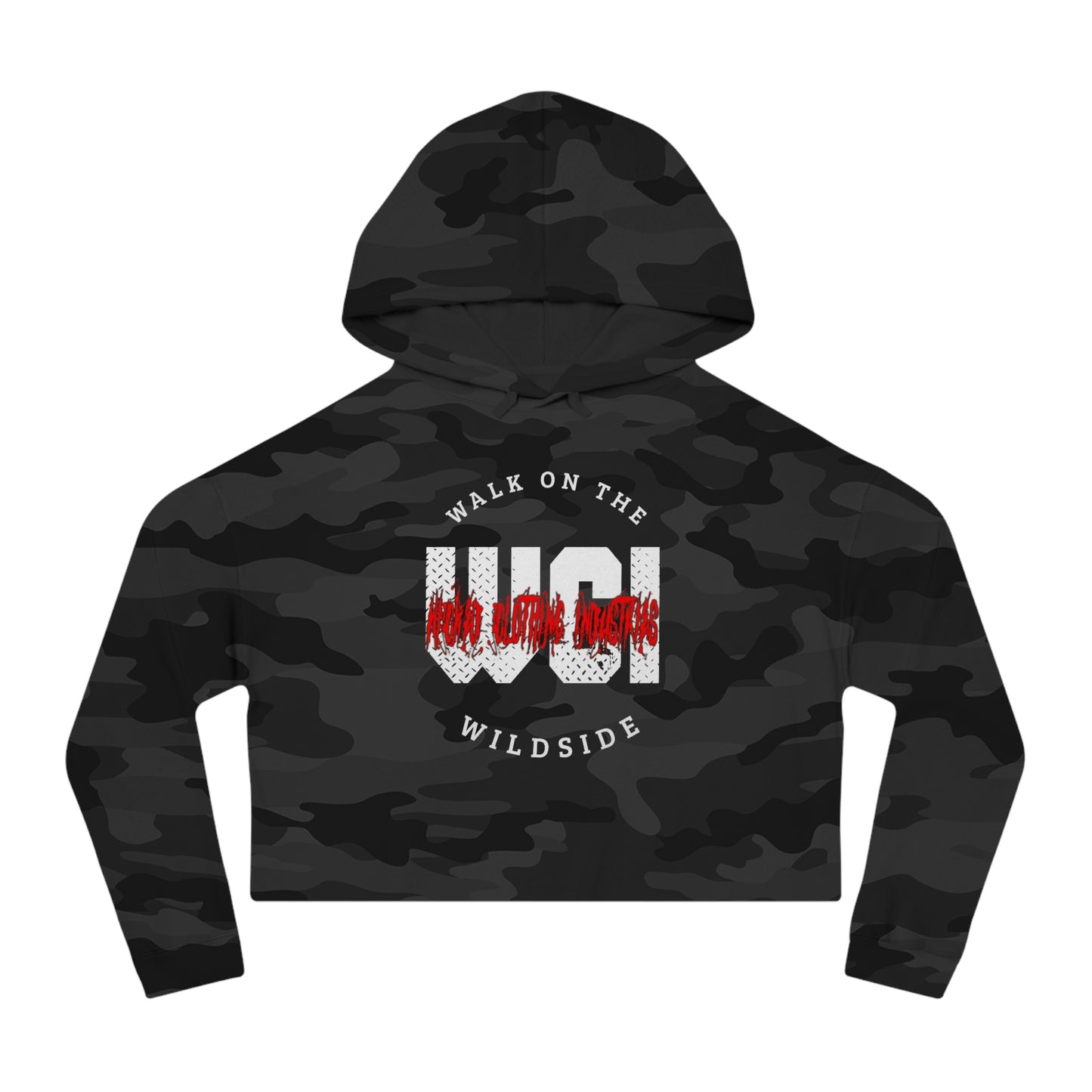 Walk On The Wildside 2/ Cropped Hooded Sweatshirt