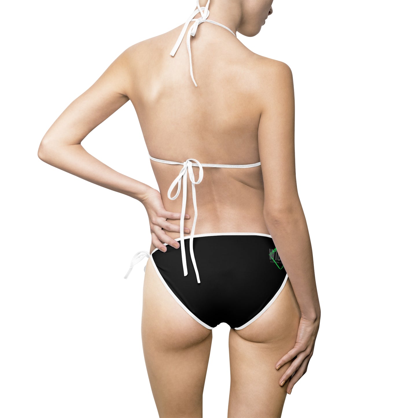 Faded Out Neon Green Vintage Black WCI / Bikini