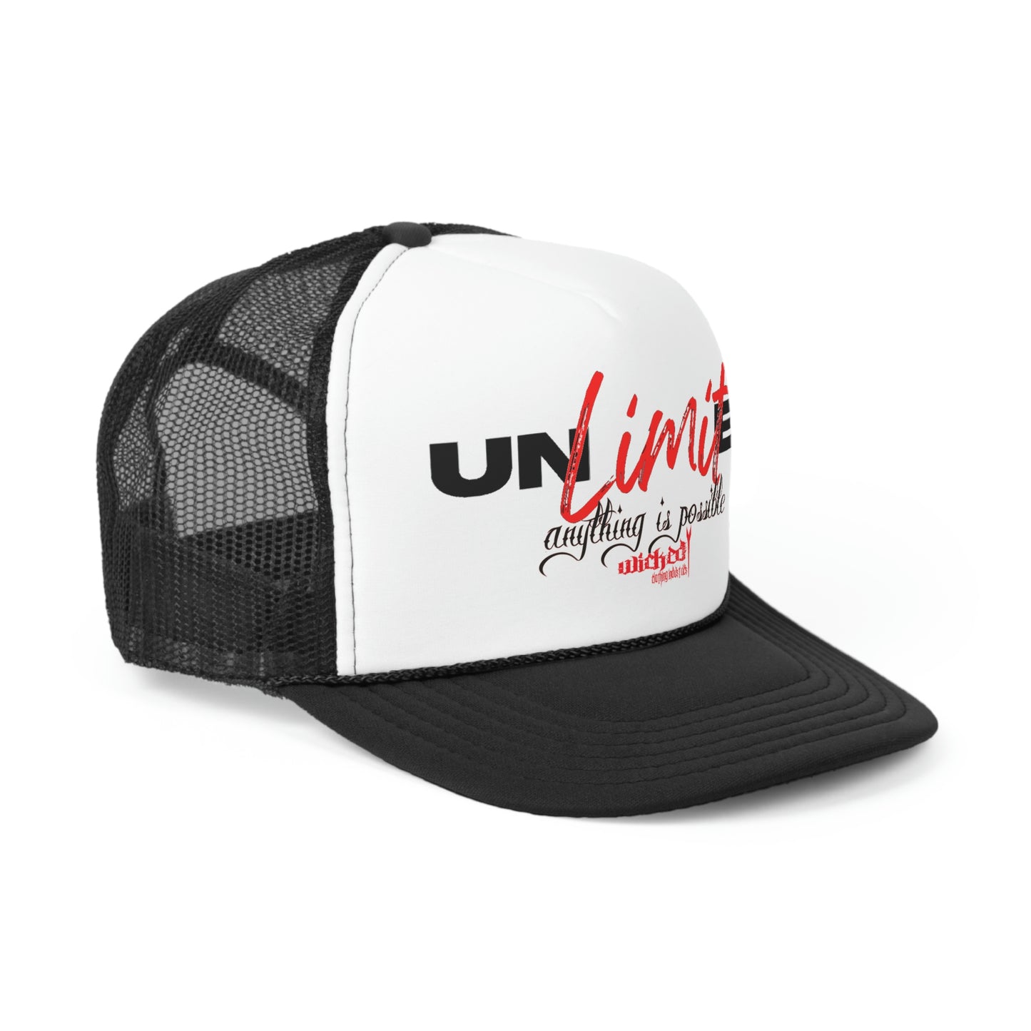 Unlimited  Black/ Trucker Caps