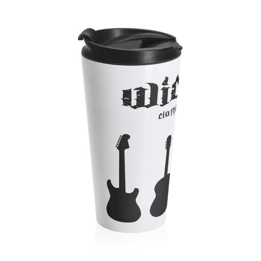 Guitars/ Stainless Steel Travel Mug