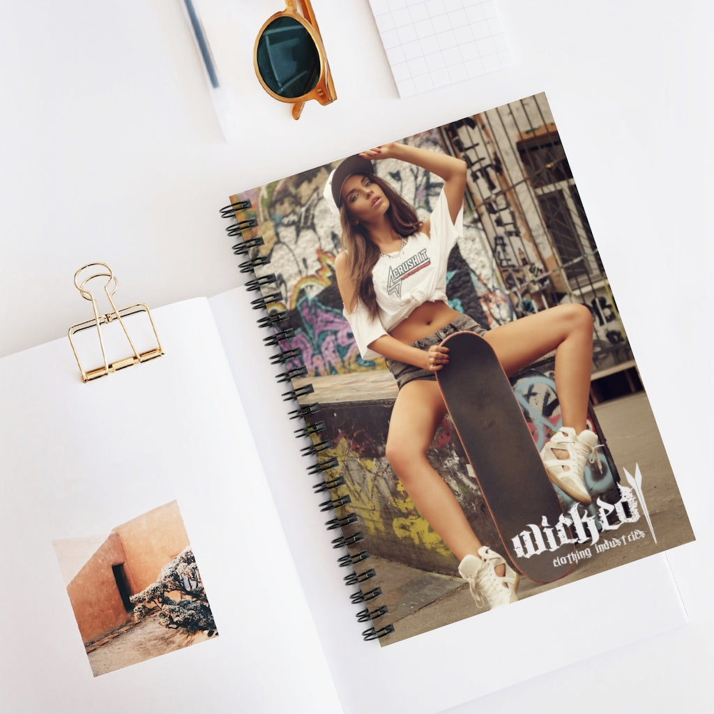Crush It Model / Spiral Notebook - Ruled Line