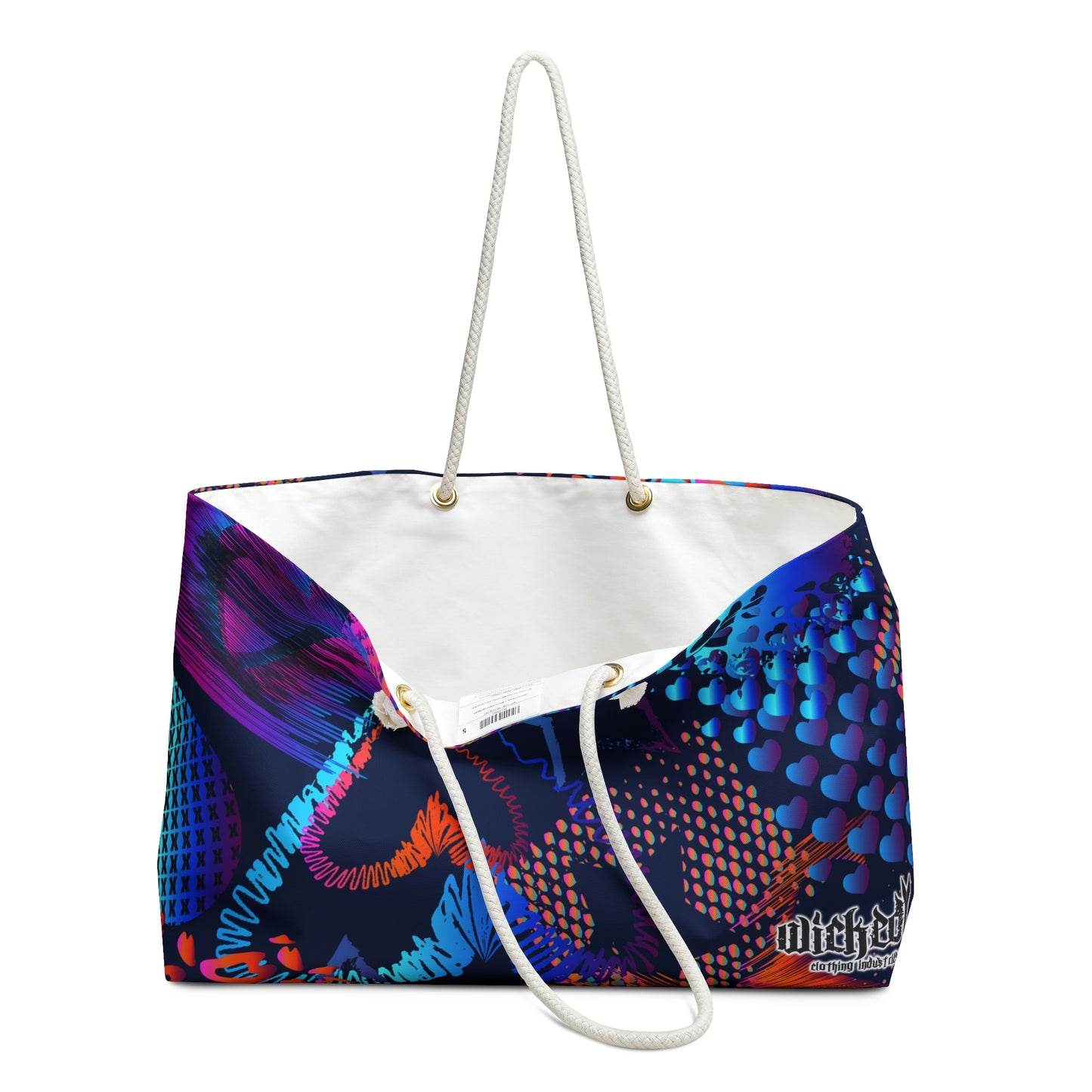 Crazy Hearts Weekender Bag