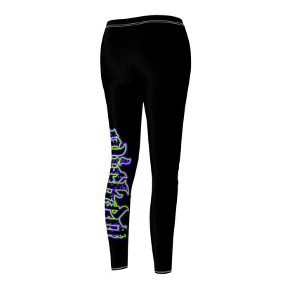 Play Hard / Black/Women's  Casual Leggings