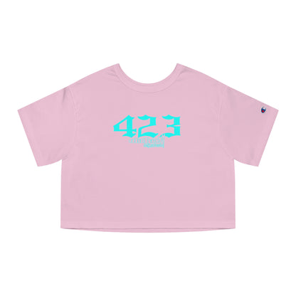 423 Teal Cropped T-Shirt