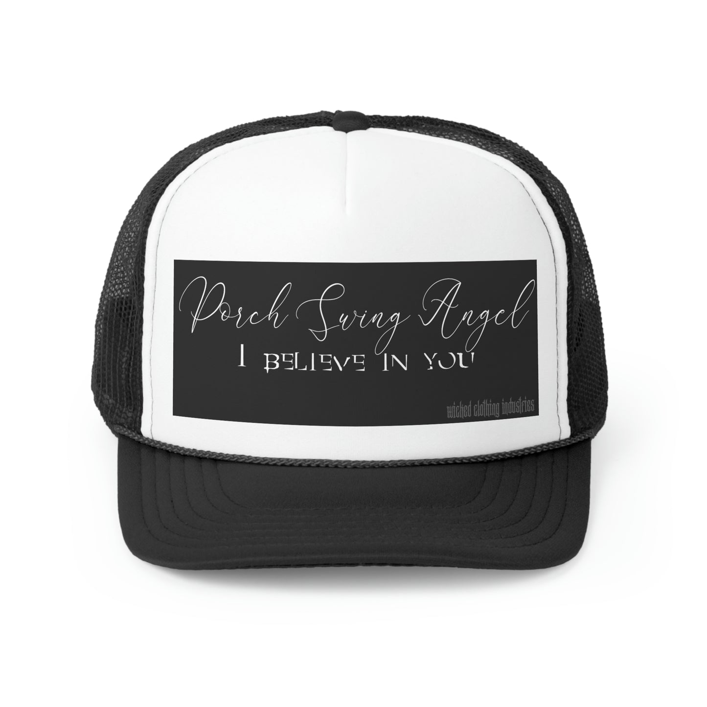 Porch Swing Angel E.L. Trucker Hat