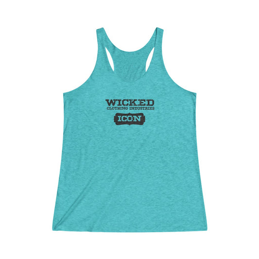ICON/Women's Tri-Blend Racerback Tank Top