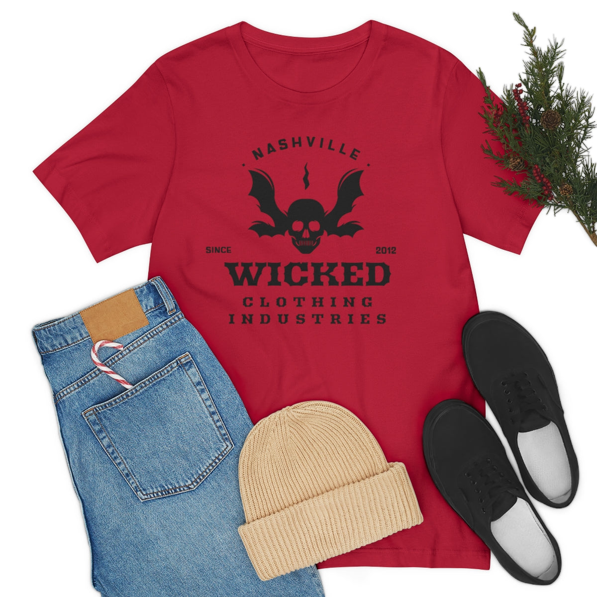 Wicked Bat Nashville Tee Shirt
