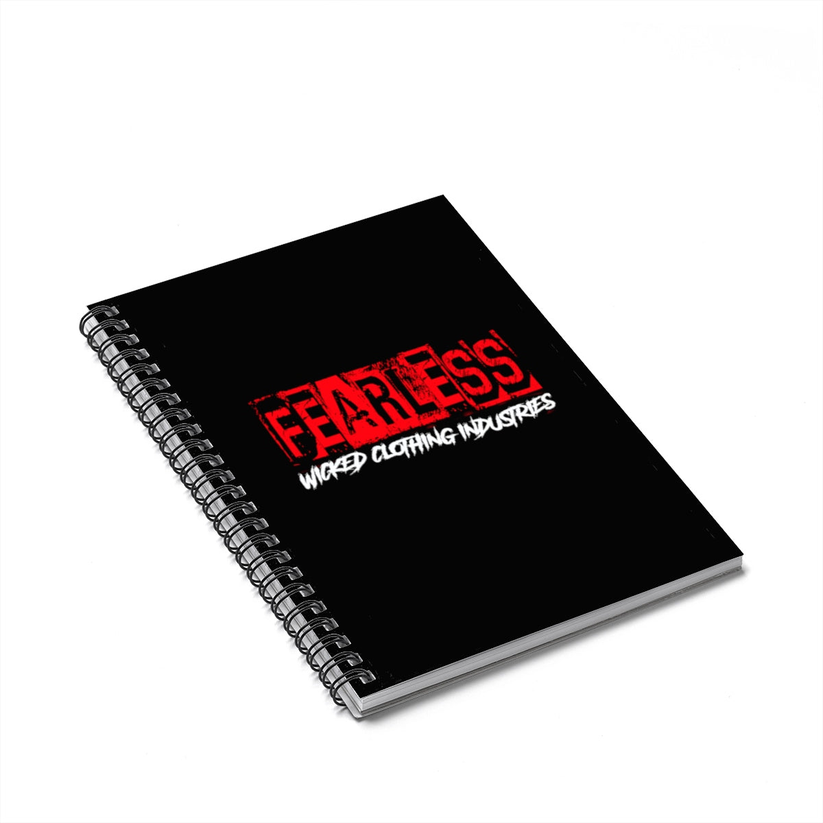 FEARLESS/ RED/Spiral Notebook - Ruled Line