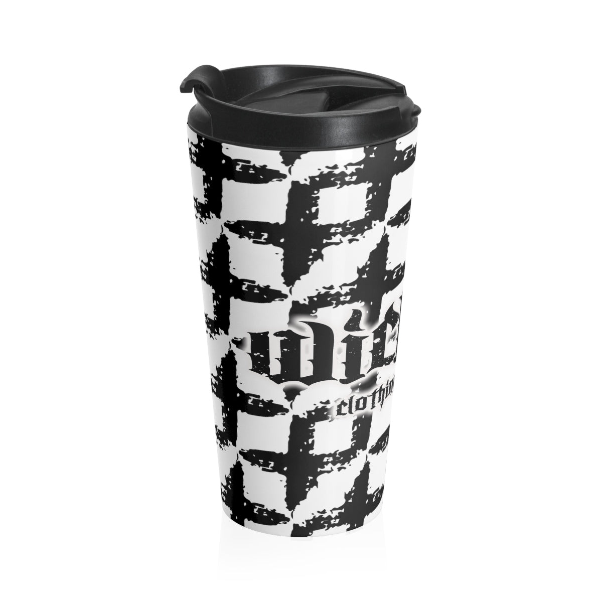 Old School/Stainless Steel Travel Mug