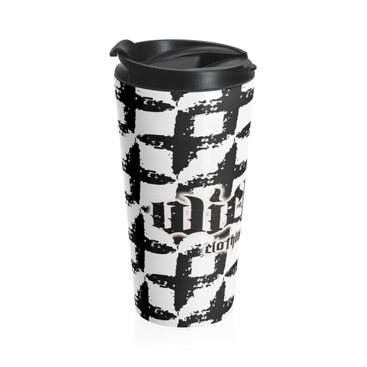 Old School/Stainless Steel Travel Mug
