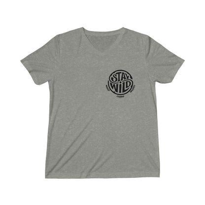 Triblend Short Sleeve V-Neck Tee