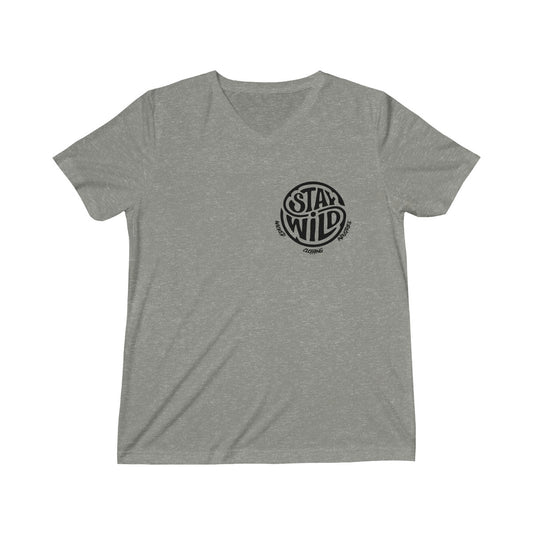 Triblend Short Sleeve V-Neck Tee