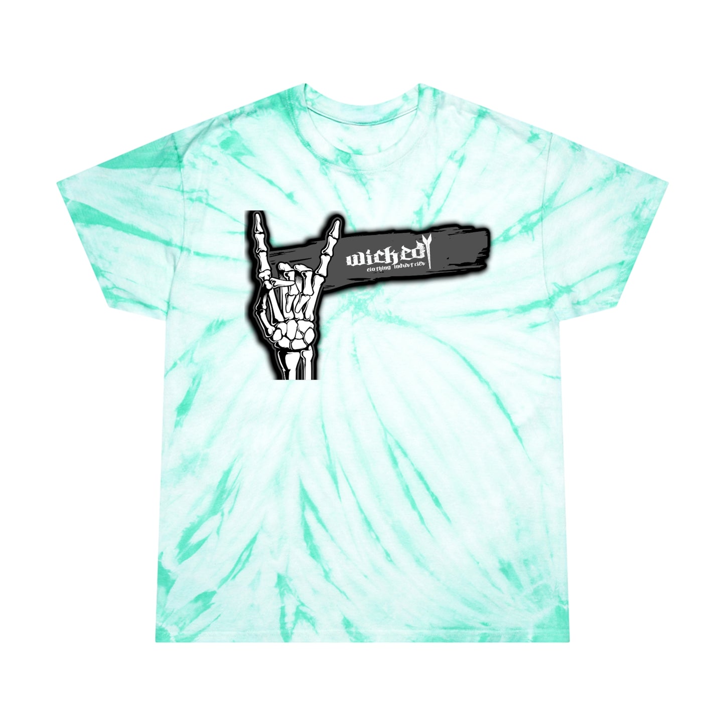 Bones / Skateboard Sal on Back / Tie-Dye Tee, Cyclone