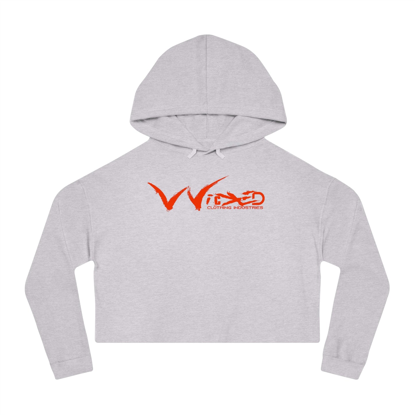 Chaos Cropped Hooded Sweatshirt