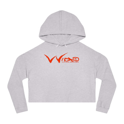 Chaos Cropped Hooded Sweatshirt