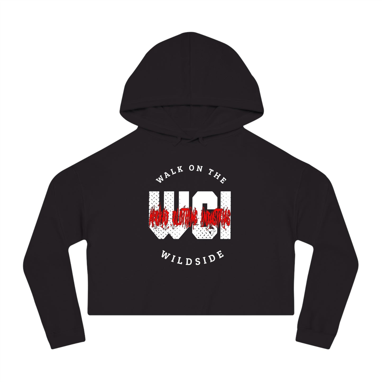 Walk On The Wildside 2/ Cropped Hooded Sweatshirt