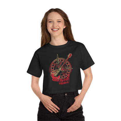 Metal Head  Cropped T-Shirt