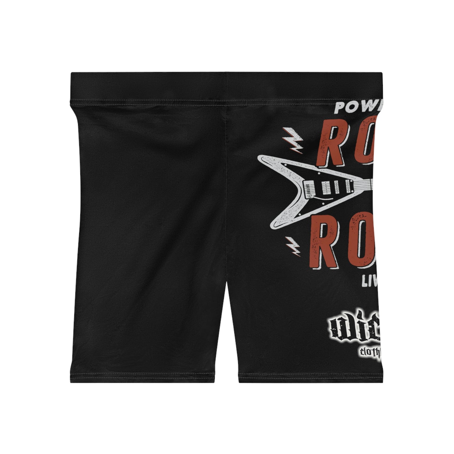Power of Rock & Roll Biker Shorts