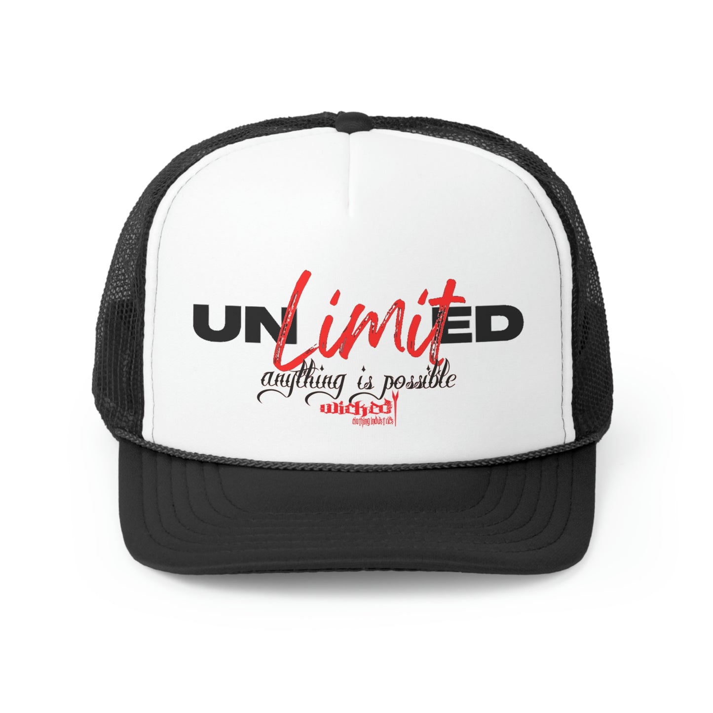 Unlimited  Black/ Trucker Caps