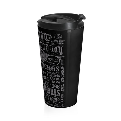 Outlaw Racing/ Grey/Stainless Steel Travel Mug