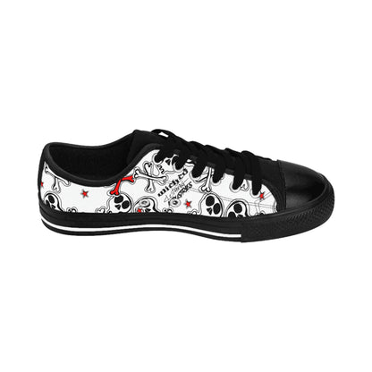 Cartoon Skulls Women's Sneakers