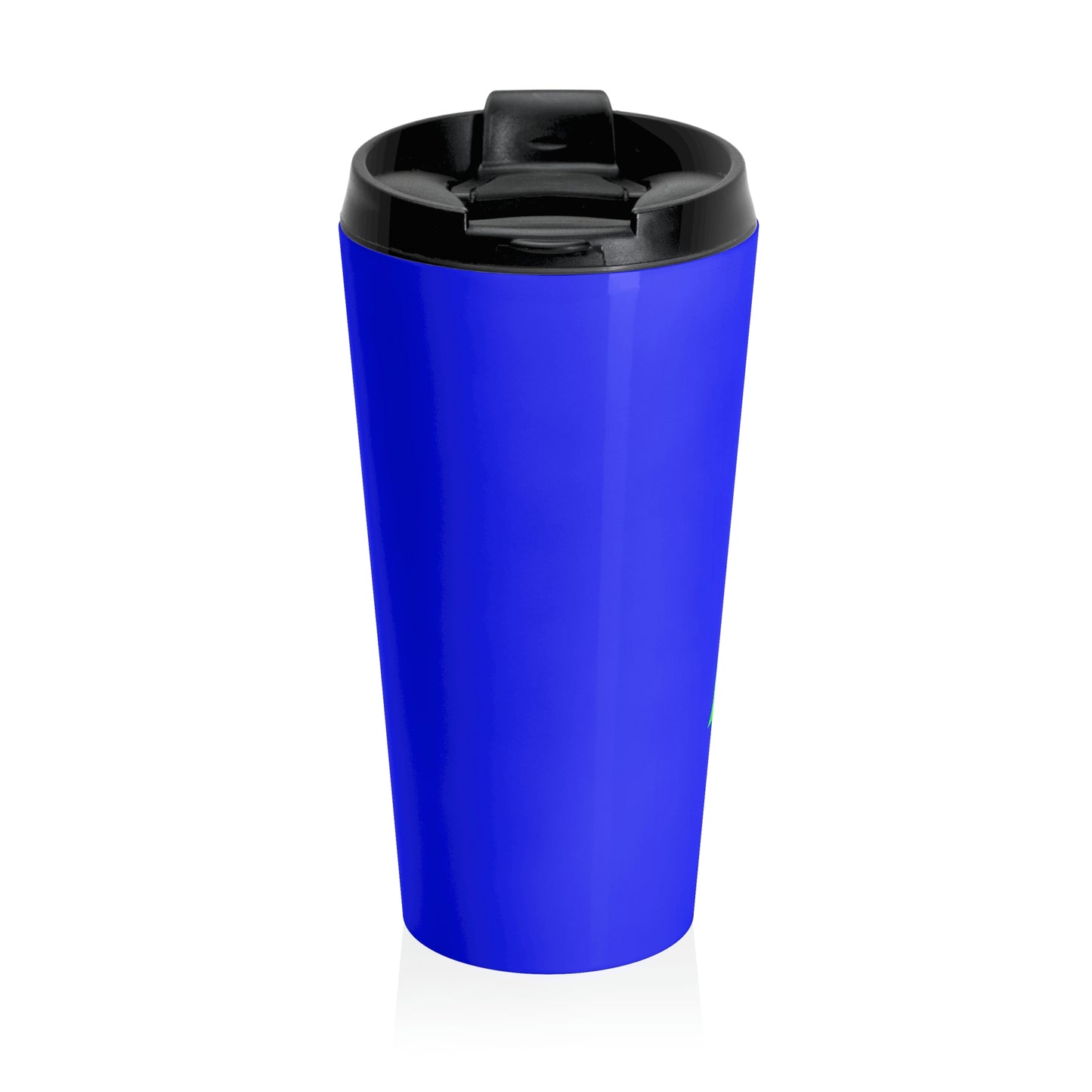 WCI/Neon Green/Royal Blue/Stainless Steel Travel Mug