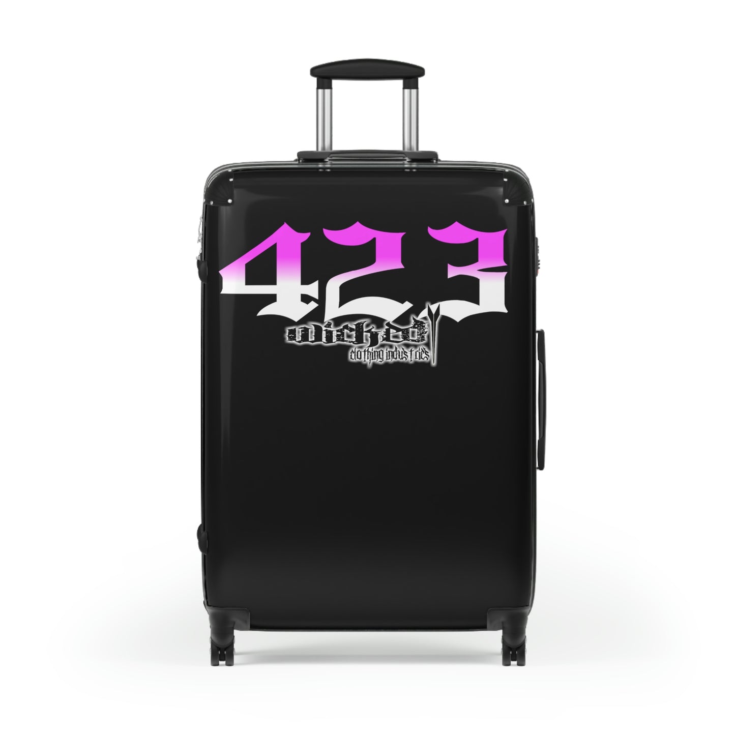 Wicked 423 Hot Pink /White Suitcases