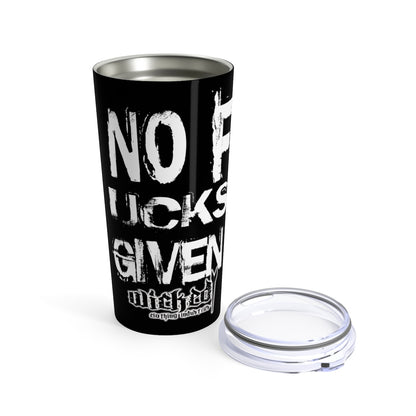 No Fucks Given/White/Tumbler 20oz